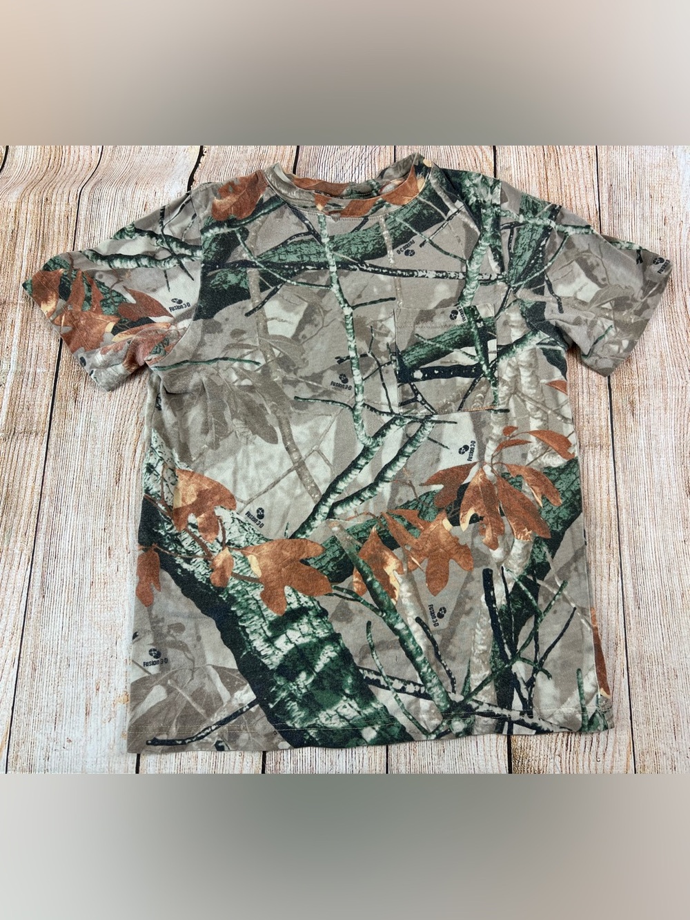 Outfitters Ridge Camo Pocket T Shirt Youth Size XL 16/18